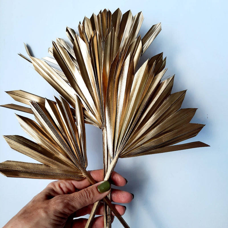 Golden palm leaf - small-1