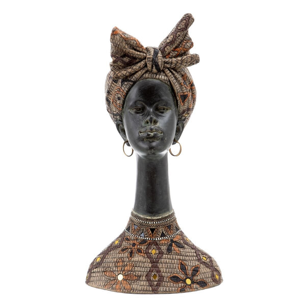 Decorative Figure 27 x 23,5 x 52 cm African Woman-0