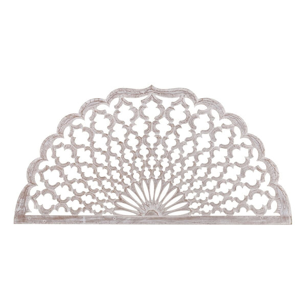 Wall Decoration 120 x 1,25 x 60 cm White DMF-0