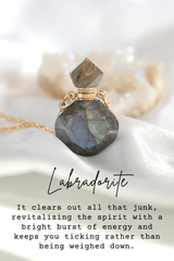 Luxury Mini Crystals Bottles | 24K Natural Crystals Bottle Necklaces-3