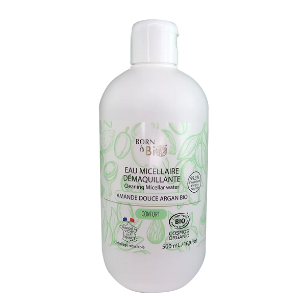 Argan Sweet Almond Micellar Cleansing Water 500mL - Certified organic-0