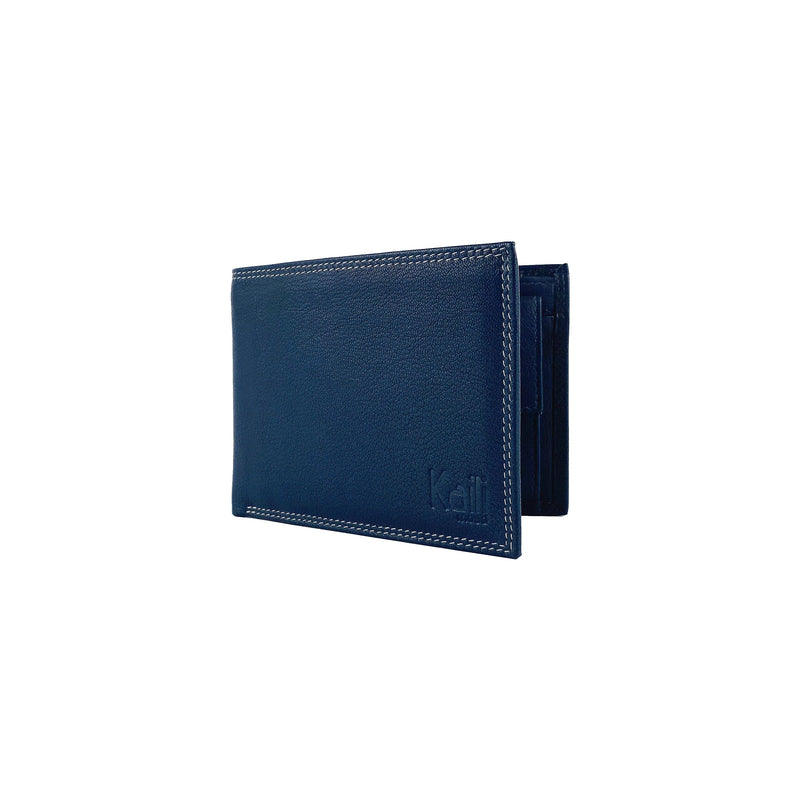 K10203DB | Men's Wallets - Genuine Leather Col. Blue-1