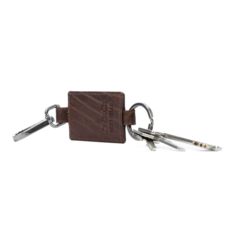 K10650BB | Keychain - Genuine Leather Col. Testa Moro-1