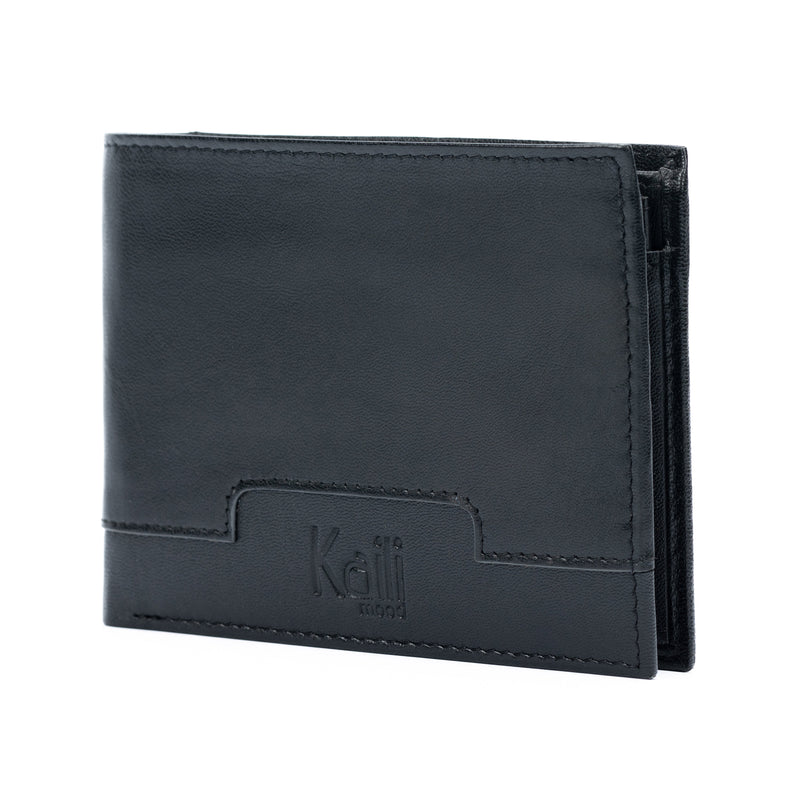 K11006AB | Men's Wallet in Genuine Leather Col. Black-2