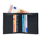 K11025AB | Men's Wallet in Genuine Leather Col. Black-0