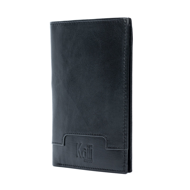 K11027AB | Men's Pocket Wallet in Genuine Leather Col. Black-1