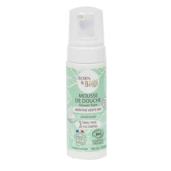 Spearmint Shower Foam - Certified organic-0