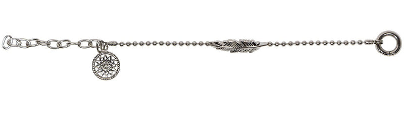 Dreamcatcher Armband Feather Steel TFB03SS-0