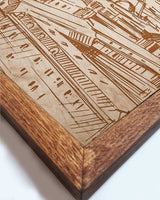 Wooden picture of Eiffel Tower, in an oak frame Birdywing™-3