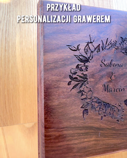 Велика Дерев'яна Скринька для Компаса "Gilbert & Sons" з Можливістю Гравіювання